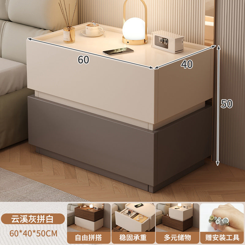 Bedside table for home italian normcore storage storage free combination cabinet popular sofa side table bedroom bedside table