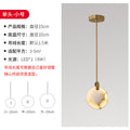 Spanish marble full copper chandelier cross-border accessible luxury duplex house stair lamp living room atrium rotate