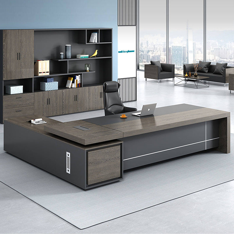 Saint li boss office desk and chair set - minimalist modern executive desk, high-end manager's desk, supervisor's desk, office desk