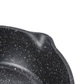 Custom oem aluminum die-cast frying pan, non-stick flat bottom wok for home use, compatible with induction cookers and open flame, universal griddle