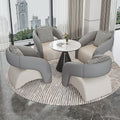 Sales office negotiation sofa chair design shape lazy table and chair beauty salon rest area reception one table and four chair combination