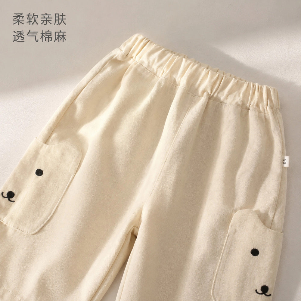 Boys' summer clothing : new korean style casual shorts for kids, mid-length shorts for toddlers and young children, baby pants