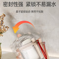 Transparent light luxury premium soap dish - travel-friendly mini soap box with airtight lid and drainage