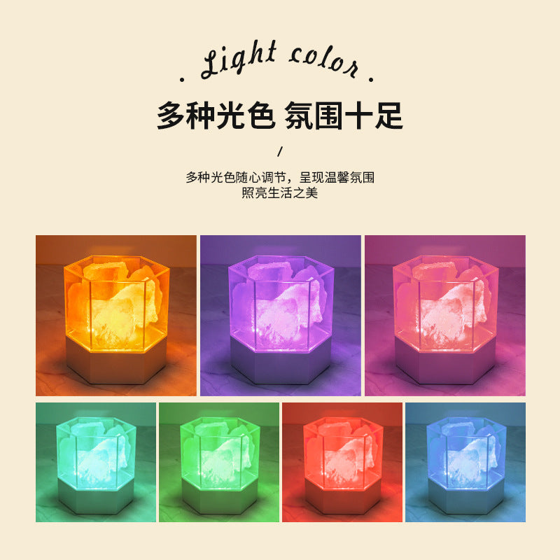 popular salt stone mosquito repellent classy sense aromatherapy lamp bedroom bedside birthday romantic atmosphere gift night light
