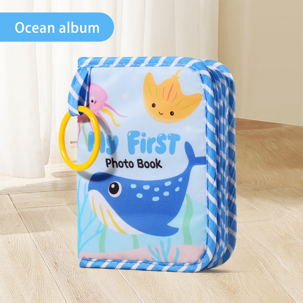 bestseller: baby cloth book - a baby's first photo album, educational early learning interactive toy, newborn keepsake