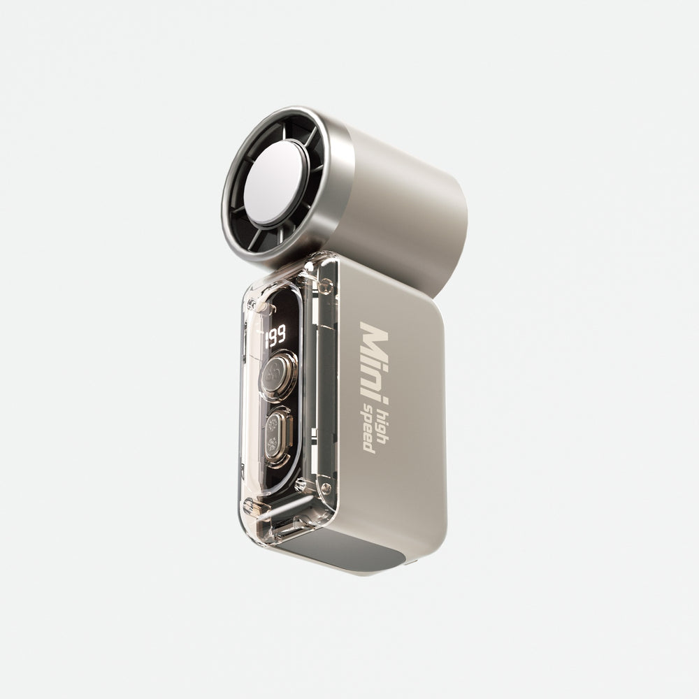 Ice compress handheld small fan 2026new arrival mini small refrigeration fan violent turbine outdoor portable small fan
