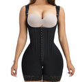 Custom new body shaping, butt lifting, tummy control, slimming bodysuit with steel boning, hook-and-eye closure, mesh bodysuit corset waist cincher