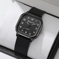 square alloy case silicone strap vintage style women's new quartz watch women's factory direct sales wholesale