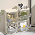 Bathroom toilet wash basin storage rack waste cotton soft face wash storage box bathroom wall hanging punching