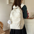 New arrival fresh school bag easiest for match college student junior high school girl polka dot floral large capacity cute lightweight backpack