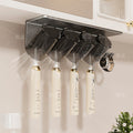 Bathroom toothbrush holder organizer - no drilling required, mirror cabinet, sink countertop wall-mounted, mouthwash cup, toothbrush cup, electric toothbrush cup