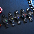 2025 new cross-border watch: sports car wheel hub rotating watch for men - trendy quartz watch with rotating bezel
