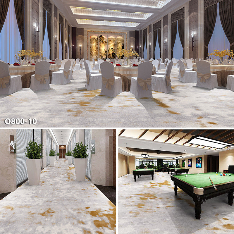 Hotel carpet 800g cut velvet thickened large area paving fire retardant banquet hall club billiard hall fireproof carpet