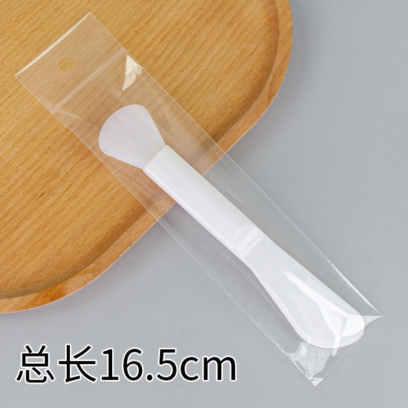 Beauty silicone brush facial mask brush makeup brush soft bristle head brush mud mask beauty tool fan-shaped fruit acid brush