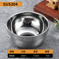 304 stainless steel double-walled insulated bowl - perfect for home, kindergarten, and kids' mealtime. soup bowl available with custom logo