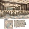 Hotel lobby carpet, 1000g nylon, fire-retardant, thickened area rug for banquet halls, restaurants, conference rooms, and reception areas