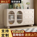Solid wood sideboard, storage cabinet, french wall cabinet, storage cabinet, cream style tea cabinet, kitchen cabinet