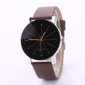 Wholesale leather belt couple watches - speckled leather strap watch set - women's fashionable and unique wristwatches - suitable for students and more