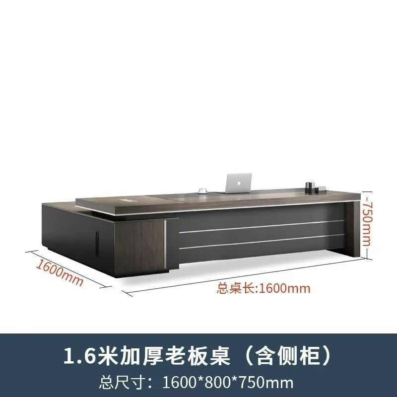 Saint li office desk - luxurious executive office desk and chair set - minimalist modern ceo desk - cross-border e-commerce