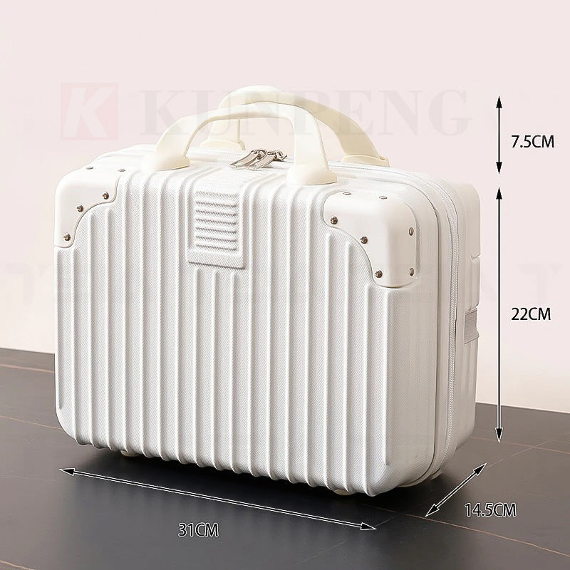 Household luggage storage box, special cosmetic case for makeup artist, storage area, portable going out large-capacity cosmetic bag