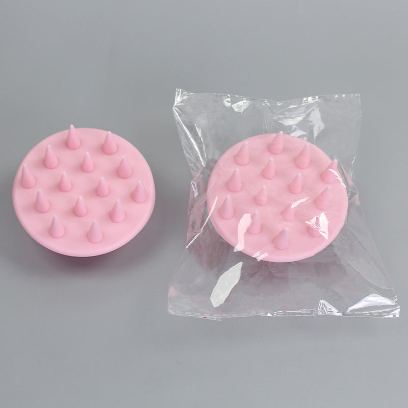 Beauty & hairdressing massage scalp shampoo brush - tpr silicone-like soft hair brush for gentle scalp cleansing & detangling