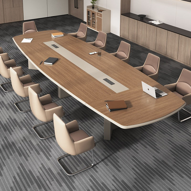Saint li painted office conference table long table casual modern conference room bench reception table and chair combination negotiation table