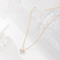 Wholesale alloy heart pendants - european & american cross-border jewelry, exquisite, niche, light luxury, high-end, versatile, diamond-studded necklaces for women