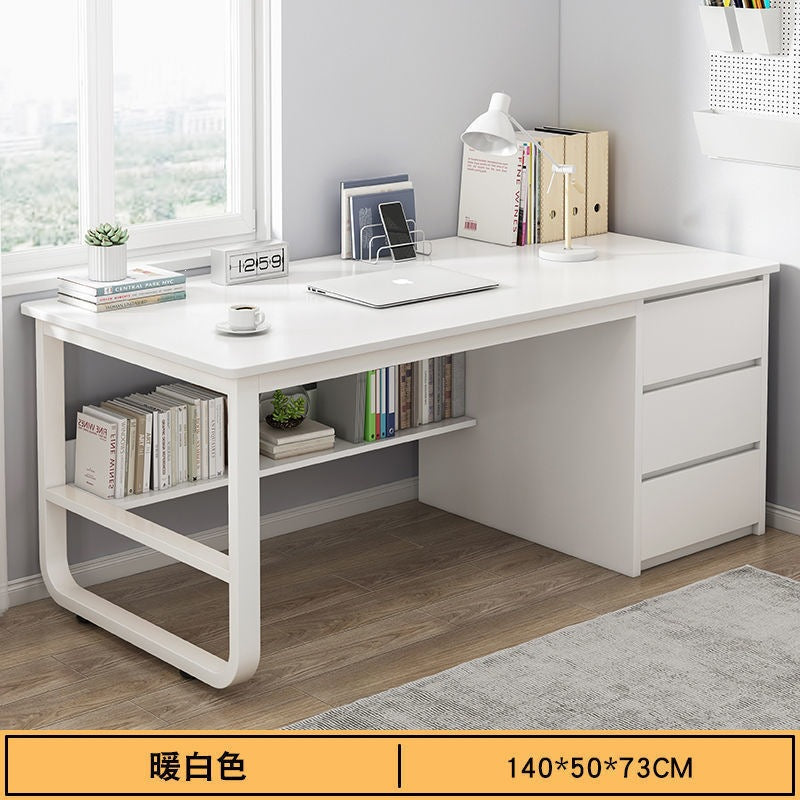 Desk computer desk desktop casualfor home student with drawer writing desk bedroom writing desk office storage desk