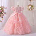 Flower girl dress cross-border export kids wedding dress princess dress longchildren'sdress wholesale evening dress fashion