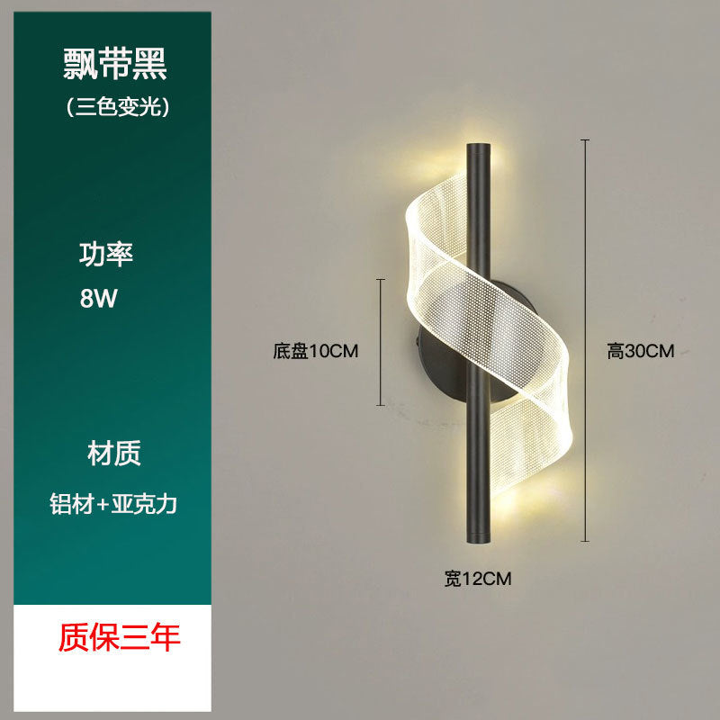 Wall Lamp Bedroom Simple Modern Creative Butterfly Bedside Lamp Aisle Corridor Wall Lamp 2025