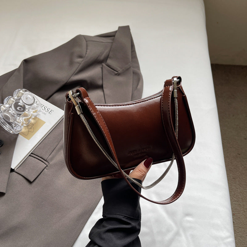 Special  fashion simple armpit bag 2025 new women's shoulder messenger bag hand bag women's chain bag bag