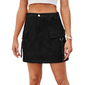 Wishfashion cross-border export women's clothing  independent station is it hard to wash denim workwear short skirt skirt