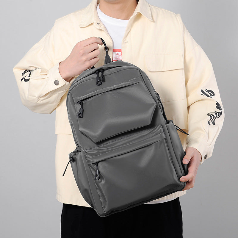 Cross-border men's casual backpack outdoor travel large-capacity student schoolbag fashionable and lightweight versatile computer backpack