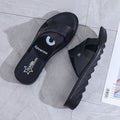 Women's summer sandals for middle-aged and elderly mothers - soft sole, non-slip, soft leather, flat, fashionable slippers for outdoor wear