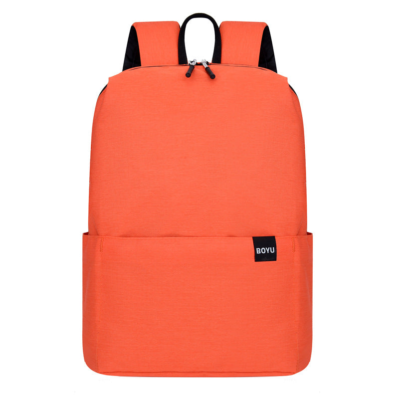 Processing custom logo backpack colorful travel bag men's and women's lightweight sports backpack campus size book bag