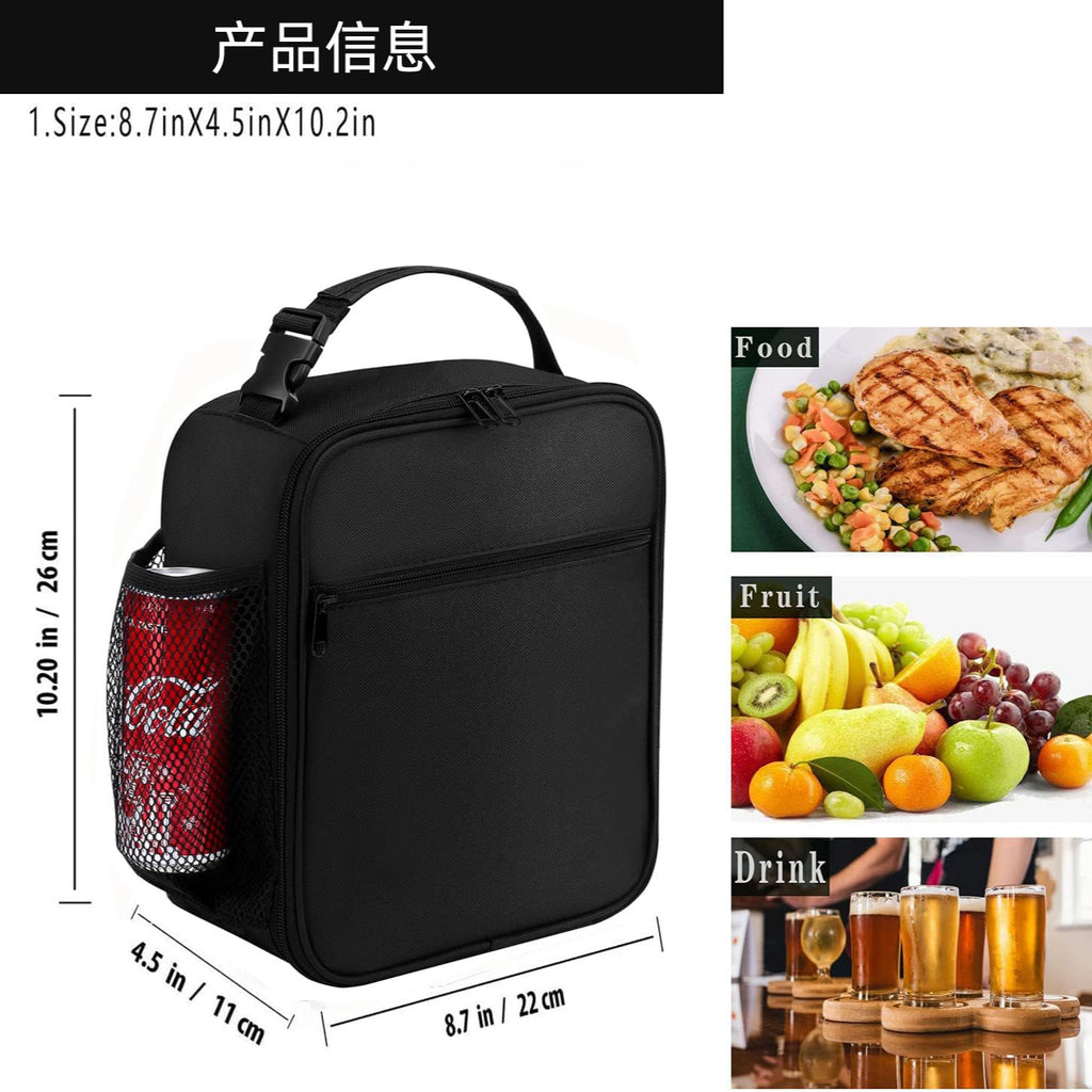 hot-selling portable men's portable lunch bag thermal insulation and cold bag exquisite large-capacity box lunch bag customization