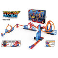 new arrival pull-back sports car puzzle assemble building blocks racing track diy track car kids toys amazon