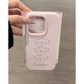 Simple drawing of three puppies printing suitable for apple 17pro glutinous rice shell korean iphone18 mobile phone protective case