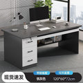 Office desk employee workstation office desk and chair set minimalist modern executive desk single person staff desktop computer table