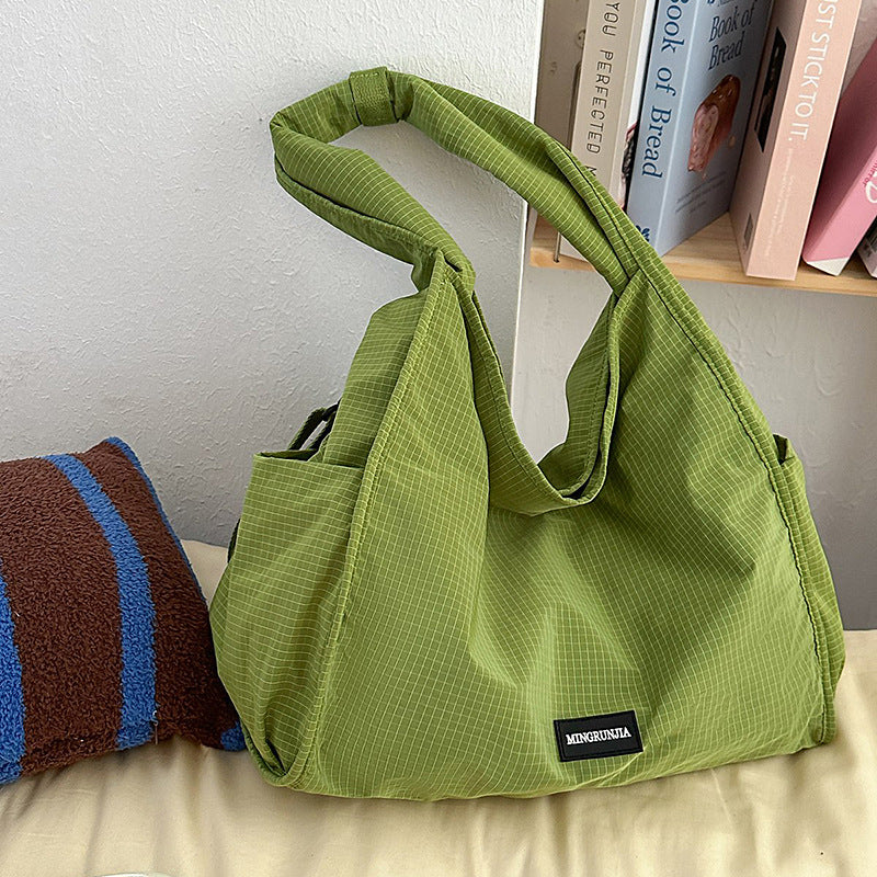 Foreign trade slack bag women's 2025 new large-capacity casual versatile shoulder messenger bag lightweight tote bag
