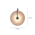 Modern bedroom bedside wall lamp living room background decoration atmosphere wall light staircase light aisle round marble small wall lamp