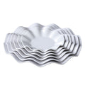 Melamine plate commercial hotel restaurant lace round plate resistant to falling cooking hot dish plate hotel creative cold dish snack plate