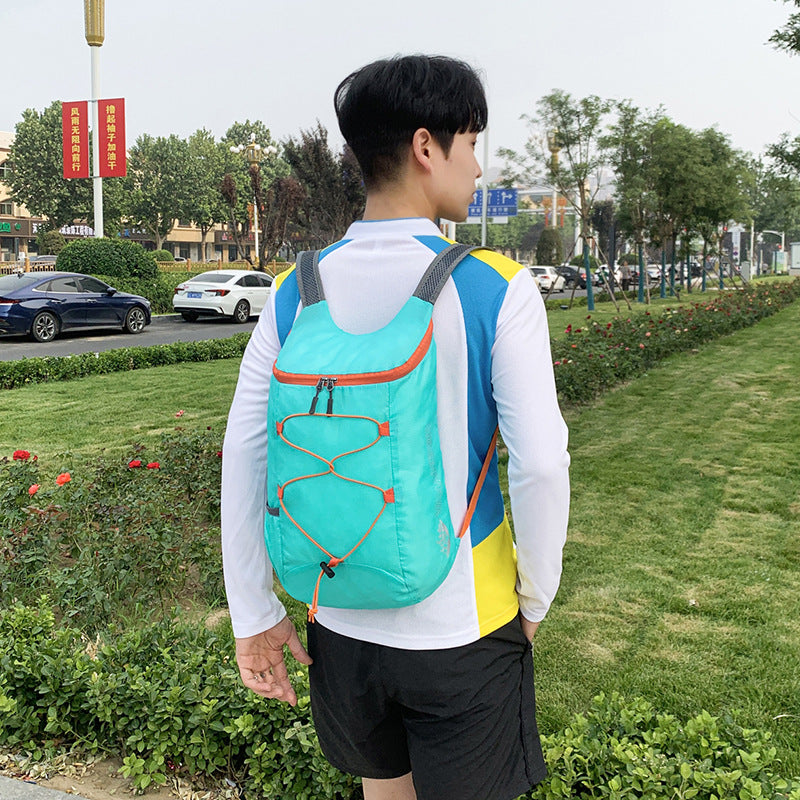 Outdoor travel Oxford cloth backpack men's large capacity canvas schoolbag travel backpack women's leisure travel luggage