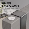 Double-layer clothes hanger behind the door, no need to punch holes, bedroom door hook, door back coat rack, storage rack behind the door