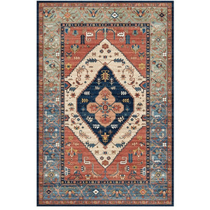 American retro imitation cashmere bohemia non-slip mat persian carpet living room sofa blanket bedroom bedside blanket