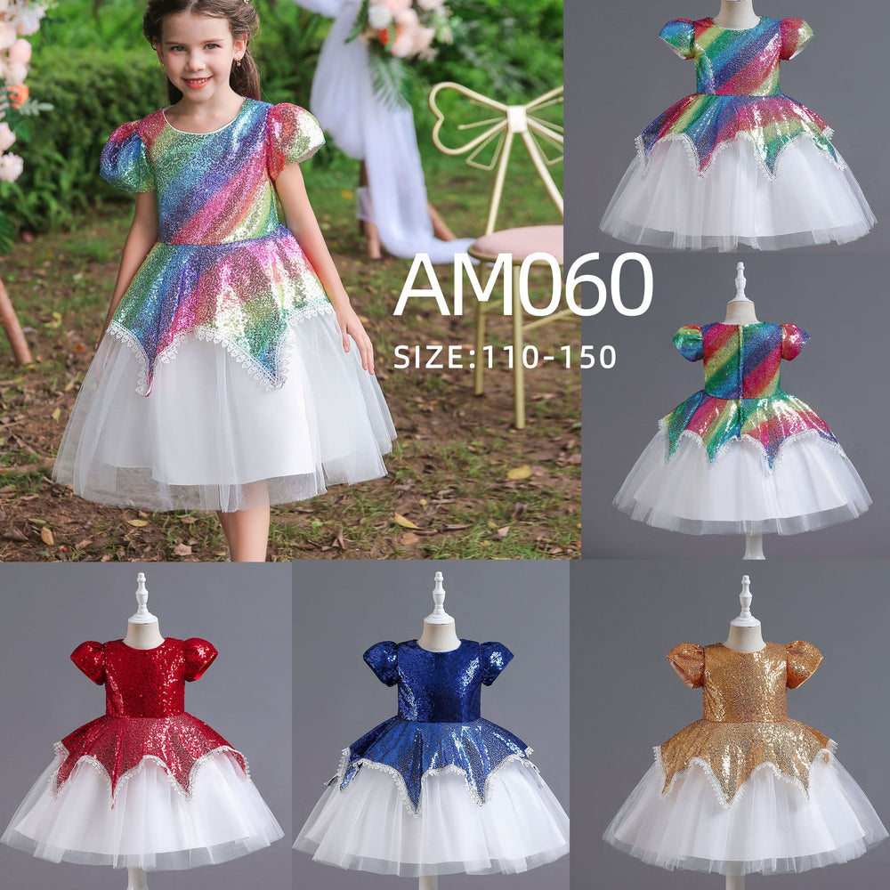 Special offer kids dress princess dress girl flower girl kids baby