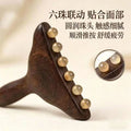 Claw bead small pusher meridian massage comb facial scraping board lifting beauty multifunctional neck massager