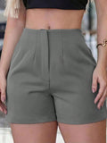 cross-border fashion  hot-selling women's new summer high-waisted casual stretch workout shorts