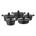 medical stone die-cast soup pot suit small diamond style marble soup pot ten-piece pot suit