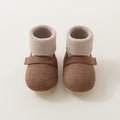 Babycare autumn/winter baby shoes, first walker shoes, non-slip soft sole shoes & socks, indoor baby toddler cotton shoes, cartoon coral fleece